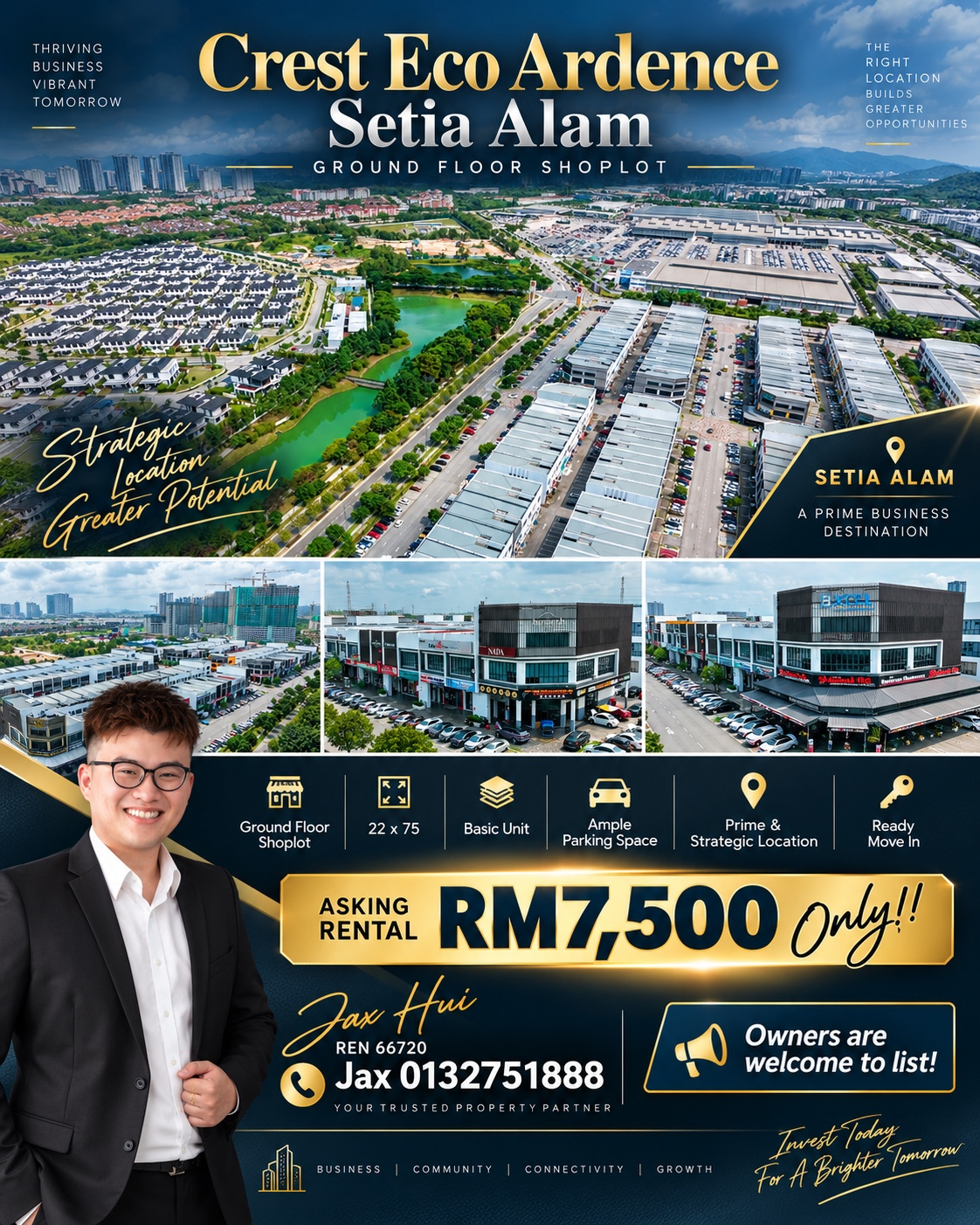 Crest Eco Ardence — Ground-Floor Shoplot B For Rent — supplied photo 1